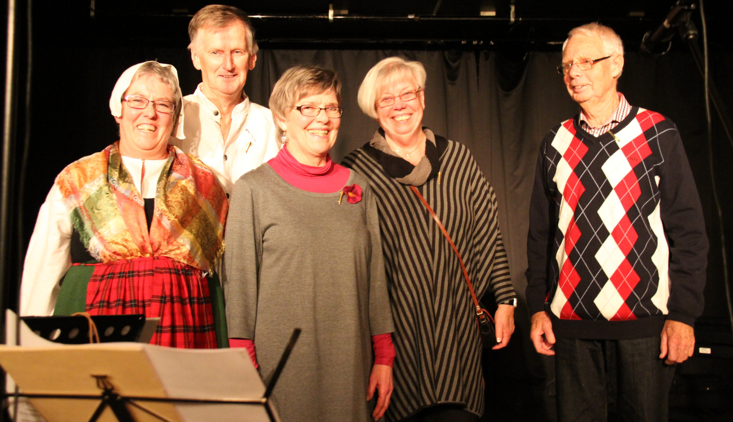 Hembygdsgillets utmärkelse Guldluren gick till Birgitta Nyström, Bengt Carlson, Gunilla Nilsson, Anitha Stenstrand och Bengt Andersson